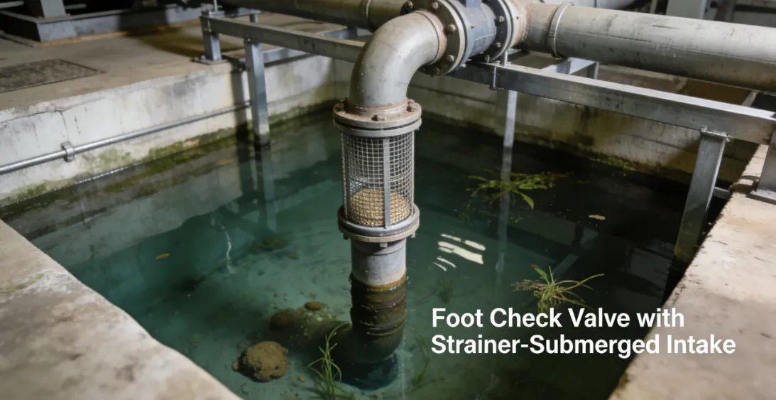 Check Valve with Strainer