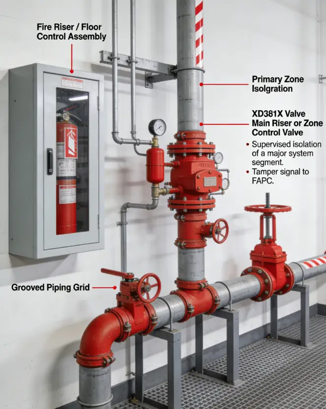 Fire Sprinkler Butterfly Valve