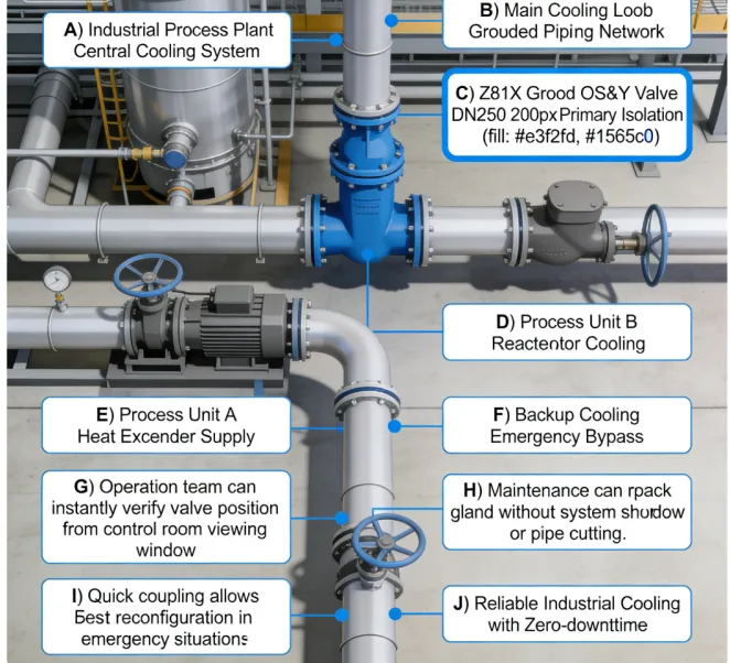 OS&Y Gate Valve Grooved