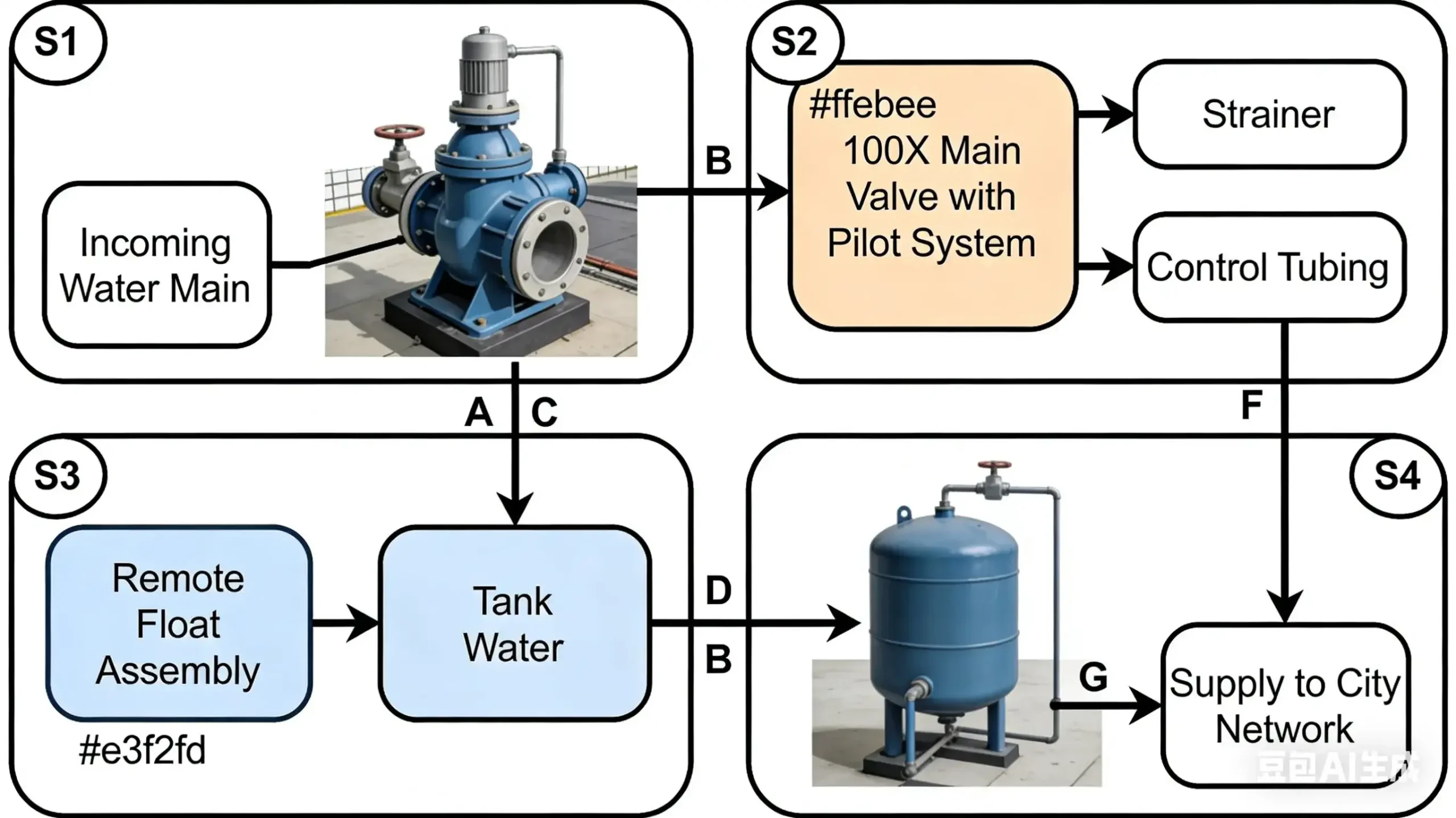 Remote Control Float Valve