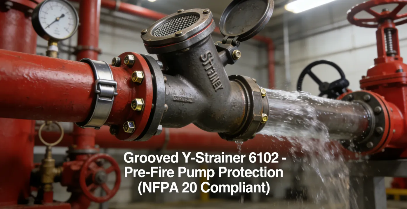 Y Strainer with Valve