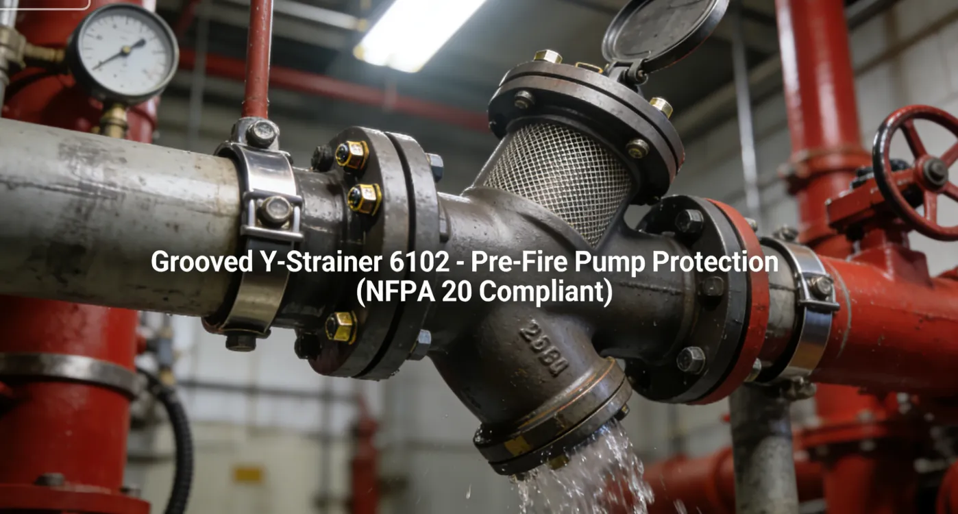Y Strainer with Valve